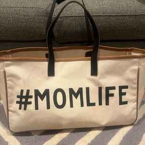 #MOMLIFE canvas tote